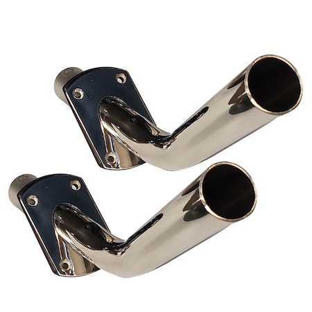 Tigress Gunnel Mount Outrigger Holders-Fabricated 304 S.S.-1-1/8" I.D.- Pair 88500